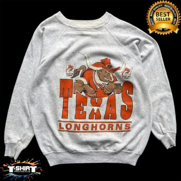 Vintage NCAA Texas Longhorns Shirt, University Of Texas Shirt, College Football - Picture 1 of 2
